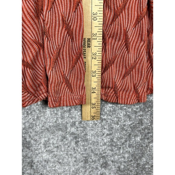 Bar III Fit & Flare Skater Dress Womens‎ Medium Cap Sleeve Textured Twist Back - Picture 9 of 9